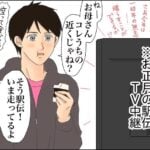 長男、ＴＶに映る